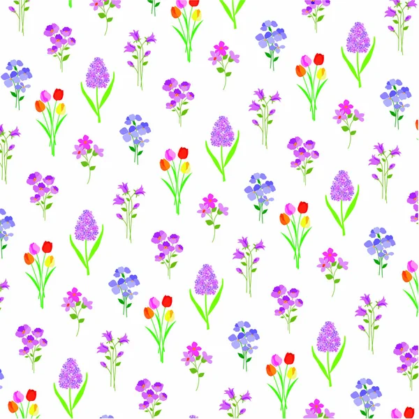 Patrón de flores de Pascua — Archivo Imágenes Vectoriales