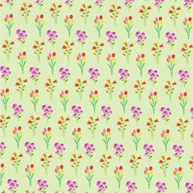 Paskalya çiçek deseni