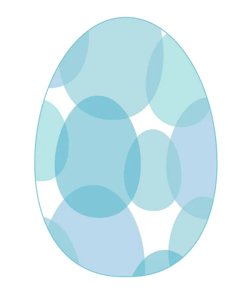 Transparent pattern easter eggs — Stock Vector