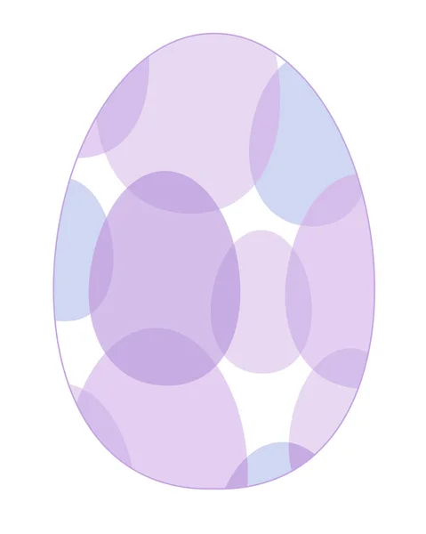 투명 한 패턴 부활절 달걀 — 스톡 벡터
