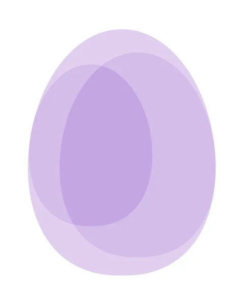 Transparentní velikonoční vajíčko — Stockový vektor