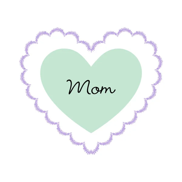 Tarjeta del Día de las Madres — Vector de stock