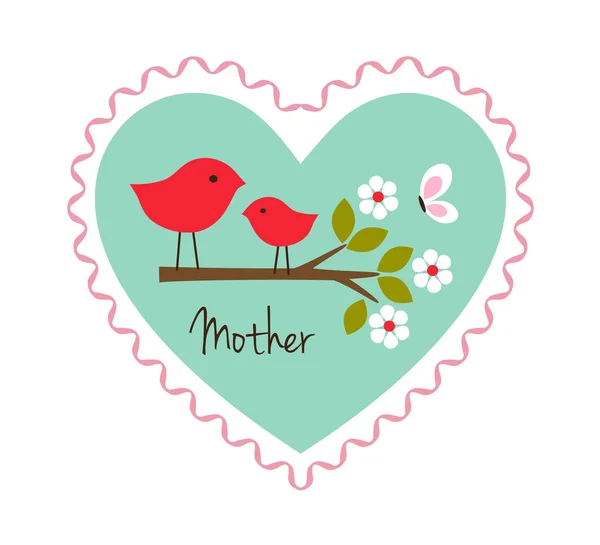 Cartão de Dia das Mães — Vetor de Stock
