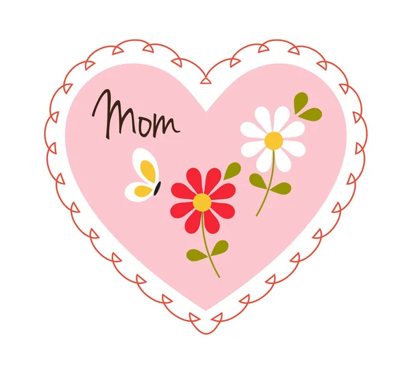 Κάρτα ημέρας μητέρων — Διανυσματικό Αρχείο