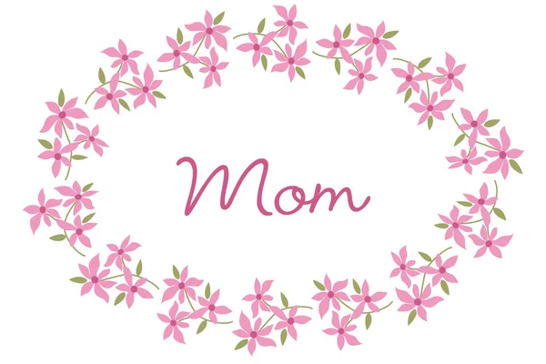 Mothers day card — Stock Vector