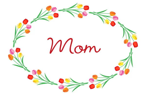 Κάρτα ημέρας μητέρων — Διανυσματικό Αρχείο
