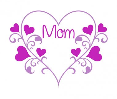 Anneler Günü tebrik kartı.