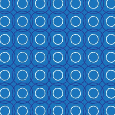 birbirine deniz ipleri desen