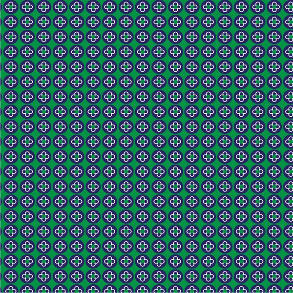 Yeşil küçük geometrik desen — Stok Vektör