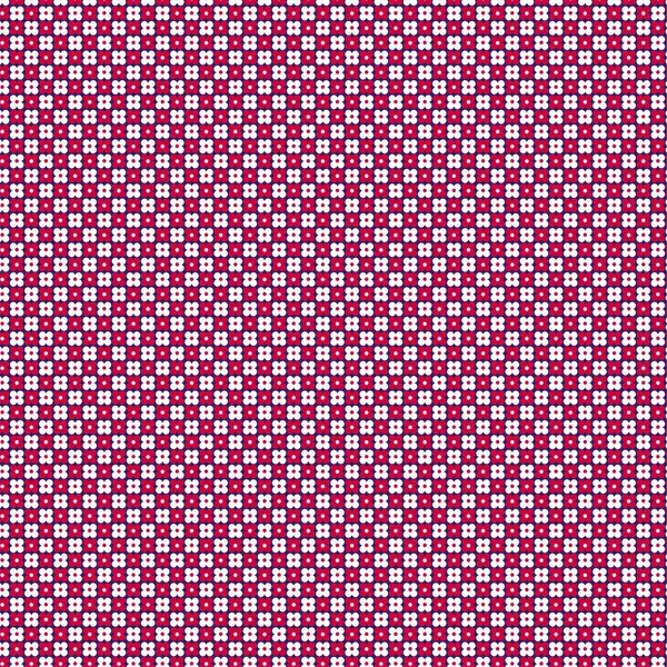 Rot weiß abstraktes geometrisches Muster — Stockvektor