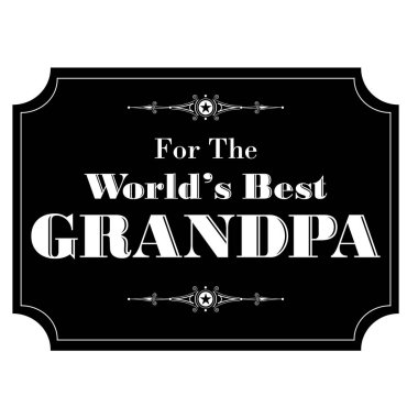 En iyi büyükbaba kartı şablonu