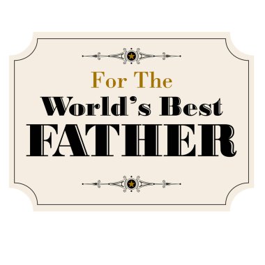 En iyi baba kart şablonu