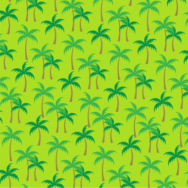 Tropikal palmiye ağaçları desen 