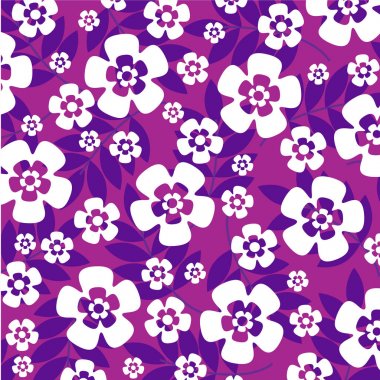 Tropik Çiçek deseni