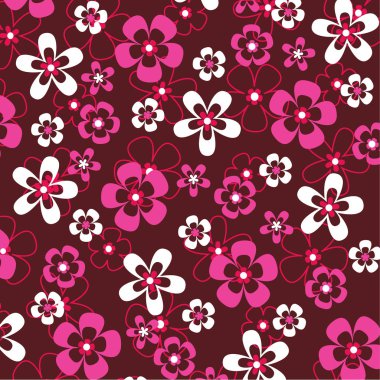 Tropik Çiçek deseni