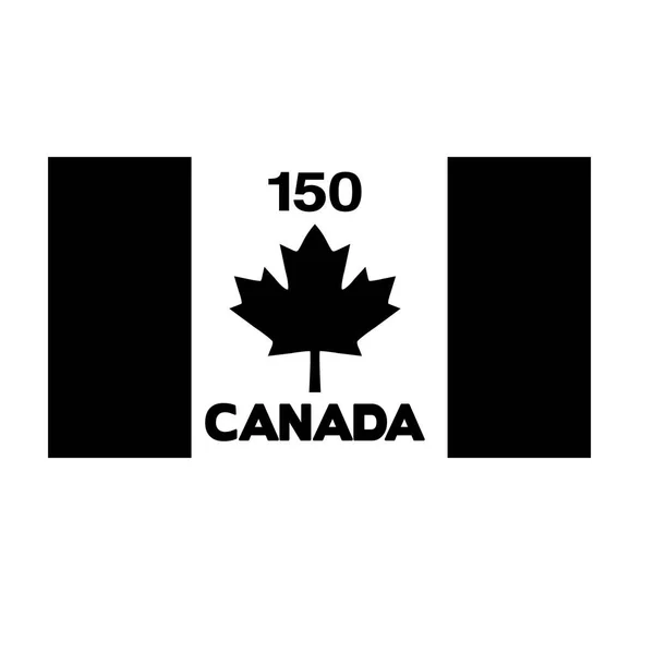 Canada 150 Graphique anniversaire — Image vectorielle