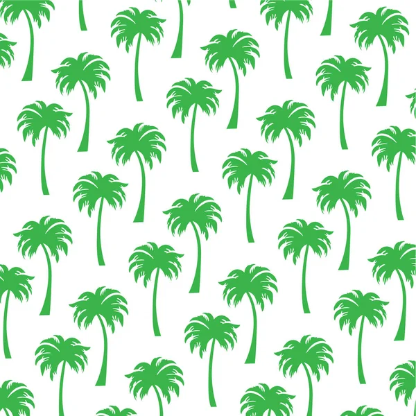 Trópusi pálma fák minta — Stock Vector