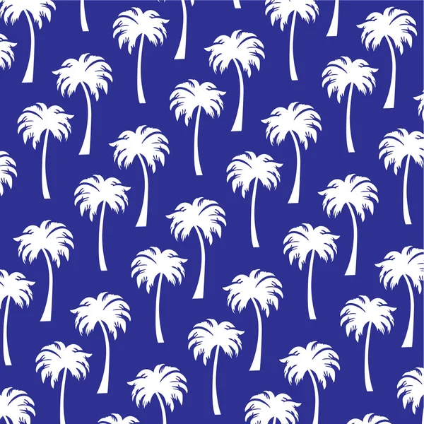 Patrón de palmeras tropicales — Archivo Imágenes Vectoriales