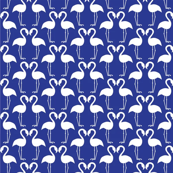Flamingo seamless pattern — Stock Vector