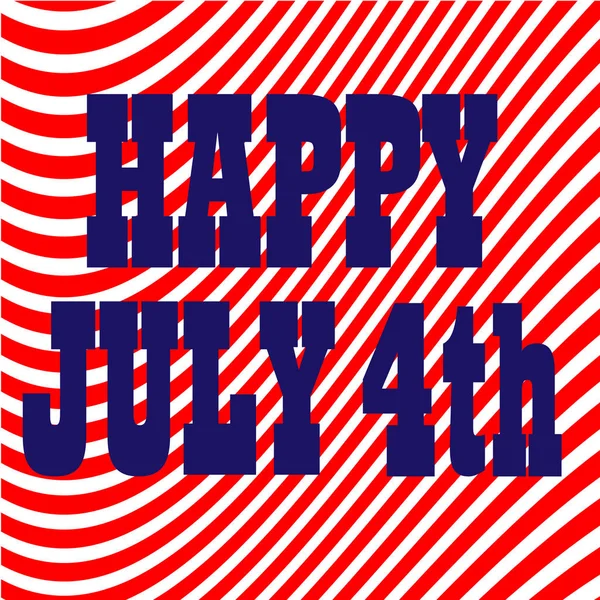 Щасливий 4 липня День незалежності — стоковий вектор