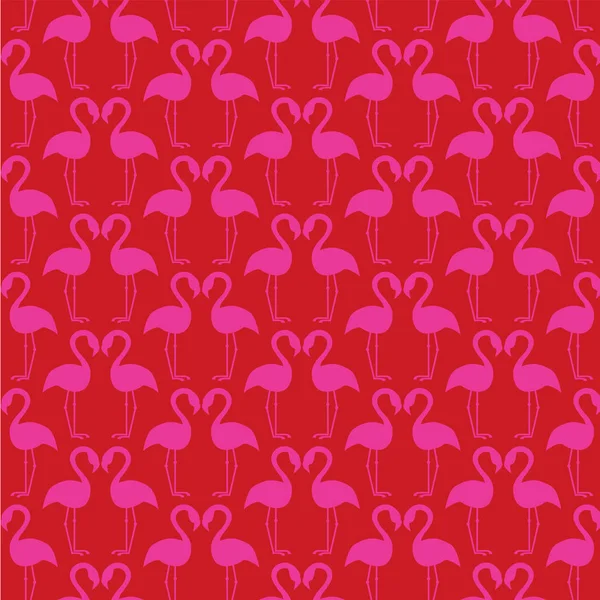 Flamingo seamless pattern — Stock Vector