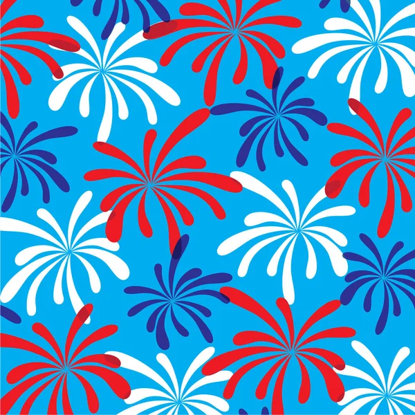 Fireworks의 완벽 한 패턴 — 스톡 벡터