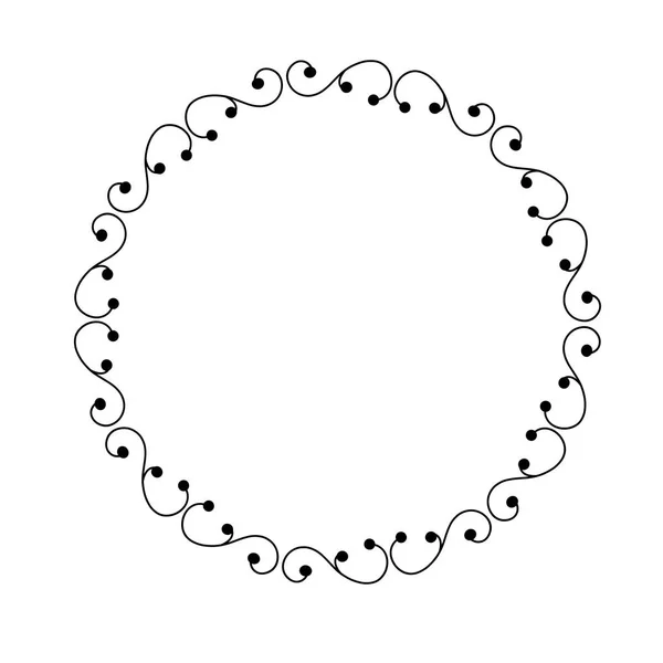 Круглі рама дизайн — стоковий вектор