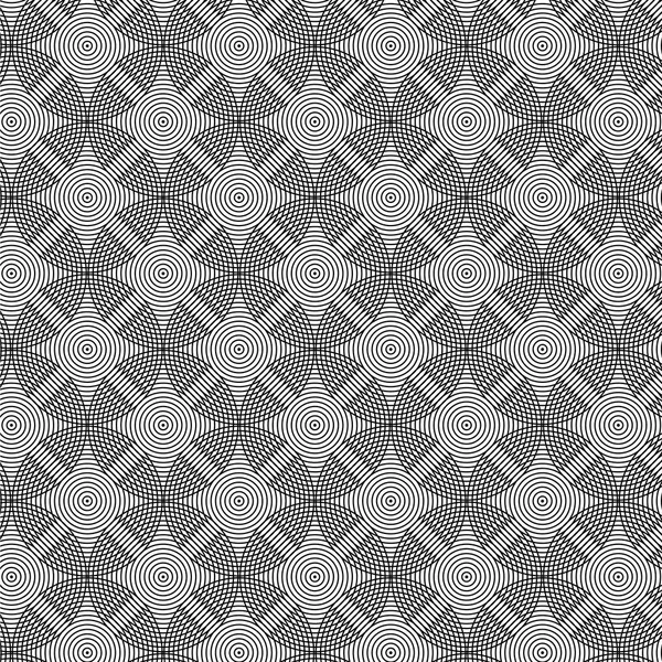 Op-art geometrische patroon — Stockvector
