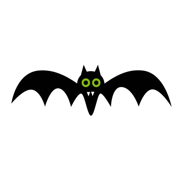 Halloween vampire bat icône — Image vectorielle