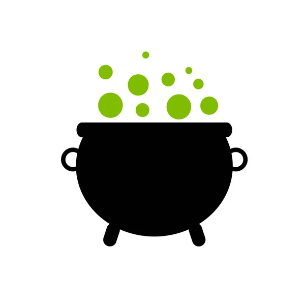 Halloween cauldron icon — Stock Vector