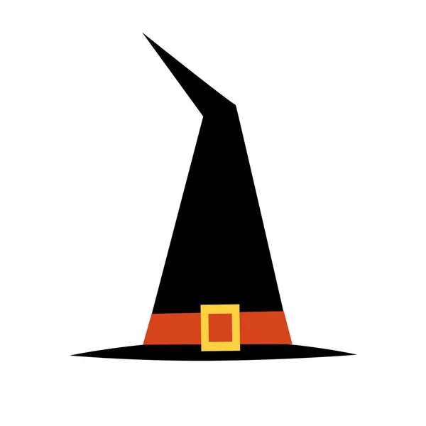 Halloween strega cappello icona — Vettoriale Stock