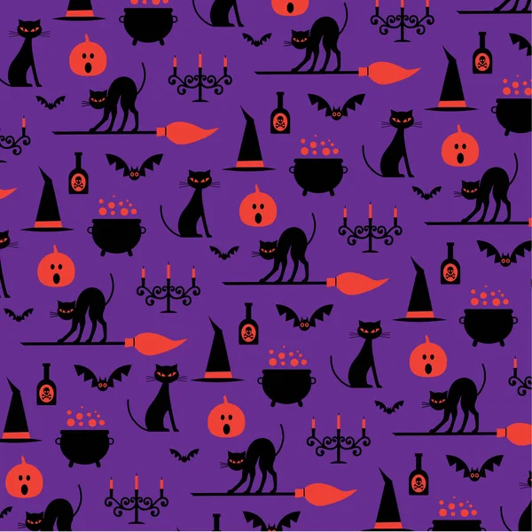 Modèle d'icônes Halloween — Image vectorielle