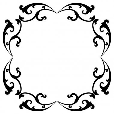 siyah kaydırma kenarlık çerçevesi