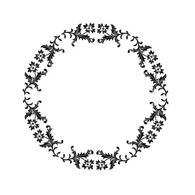 Cadılar Bayramı siyah süslü çerçeve