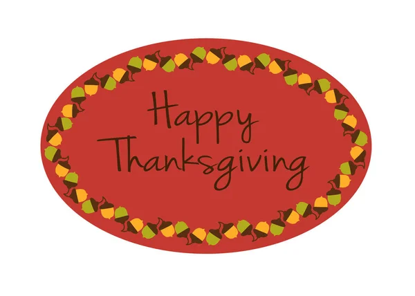 Happy thanksgiving  illustration — Stock Vector