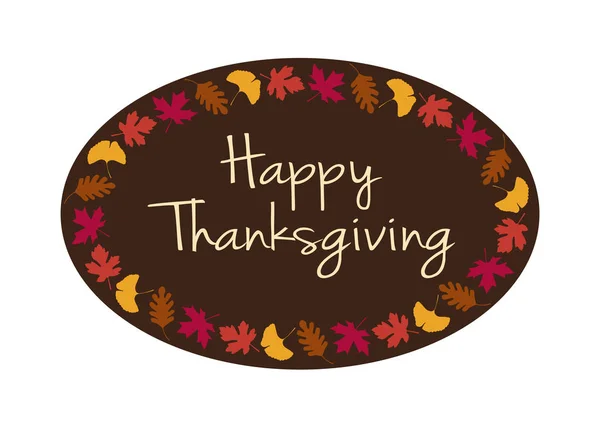 Happy Thanksgiving illustratie — Stockvector