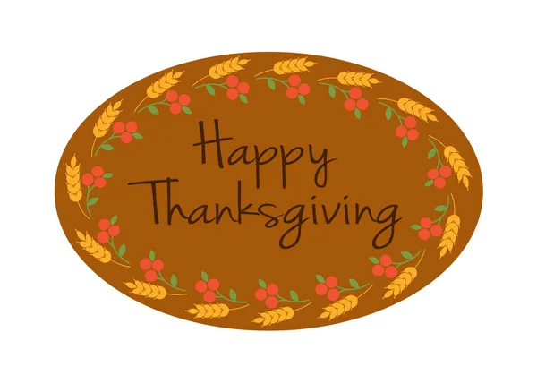 Happy Thanksgiving illustratie — Stockvector