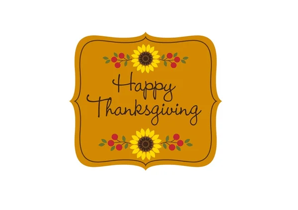 Happy Thanksgiving illustratie — Stockvector