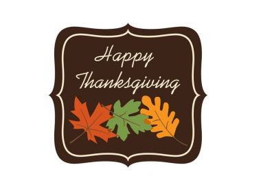  Şükran günü grafik yaprakları ile