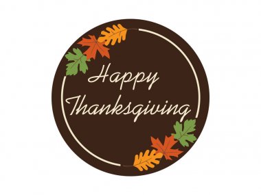  Şükran günü grafik yaprakları ile