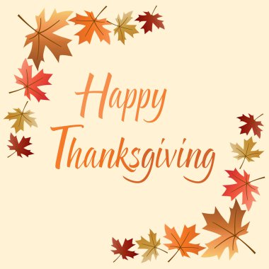  Şükran günü grafik yaprakları ile