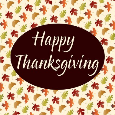 kahverengi elips metinde Şükran gününüz kutlu olsun 