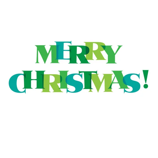 Wesołych Świąt Bożego Narodzenia Typografia — Wektor stockowy