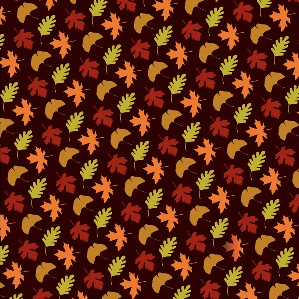 紅葉とパターン — ストックベクタ