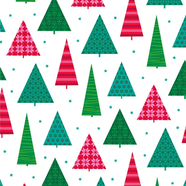 Árvores de Natal coloridas —  Vetores de Stock