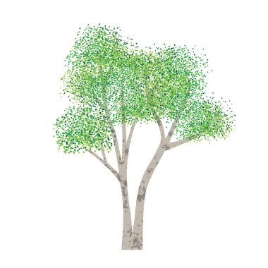  elle çizilmiş dokulu ağaç