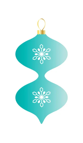 Ornamento com ilustração vetorial floco de neve —  Vetores de Stock