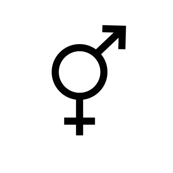 Trots Trans Pictogram Witte Achtergrond — Stockvector