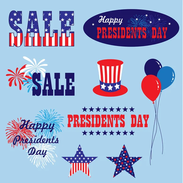 Presidents Day Clipart Vector Graphics — Stock Vector