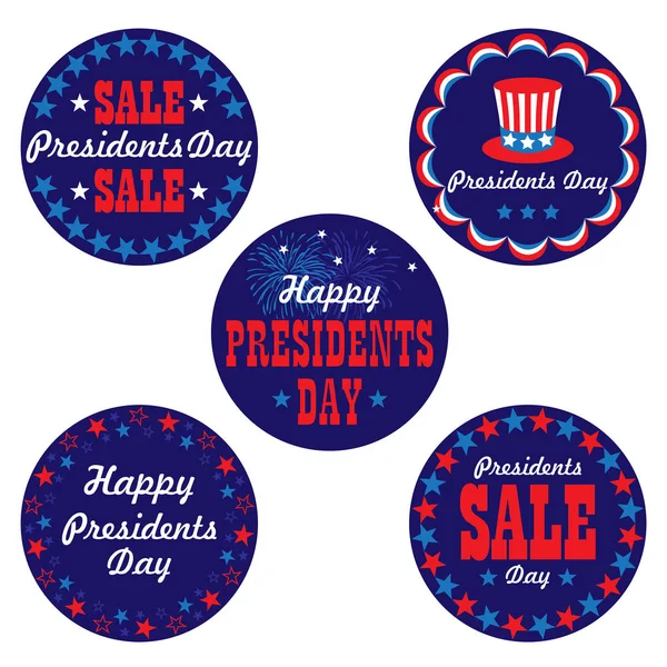 Presidents Day Icon Vector Graphics — Stock Vector